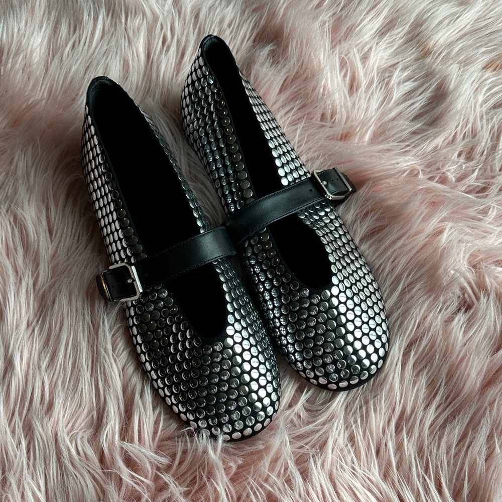 Studded Women's Mary Jane Shoes